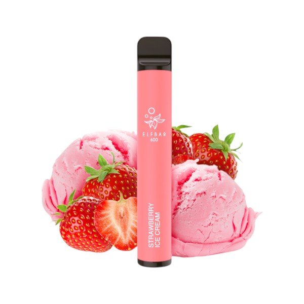 ELFBAR V1 - (ohne Nikotin) Strawberry Ice Cream - 0mg - PodBox24