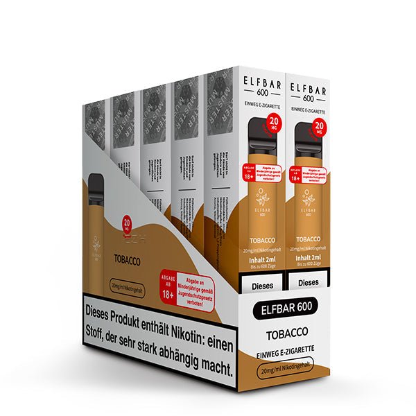 ELFBAR 600 Cream Tobacco - 20mg - PodBox24