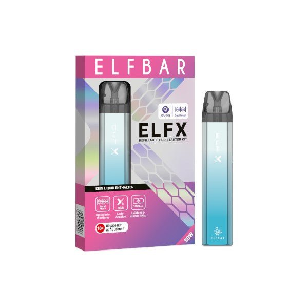 Elf Bar - ELFX Kit Silver Blue - PodBox24