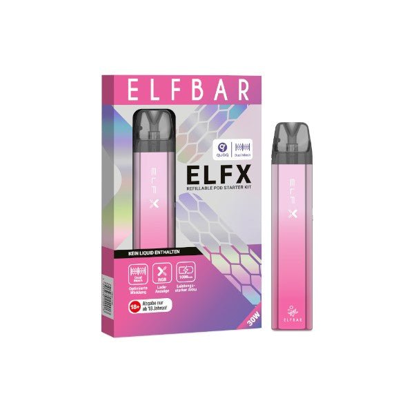 Elf Bar - ELFX Kit Silver Pink - PodBox24