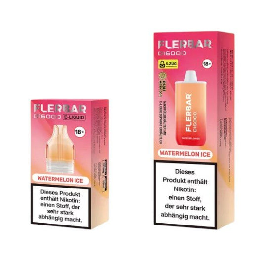 Flerbar - D16000 Watermelon Ice - PodBox24