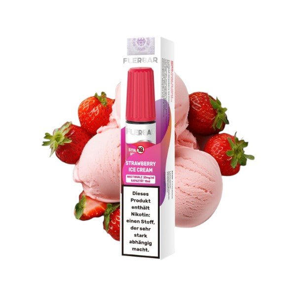 Flerbar Liquid Strawberry Ice Cream 20mg - PodBox24