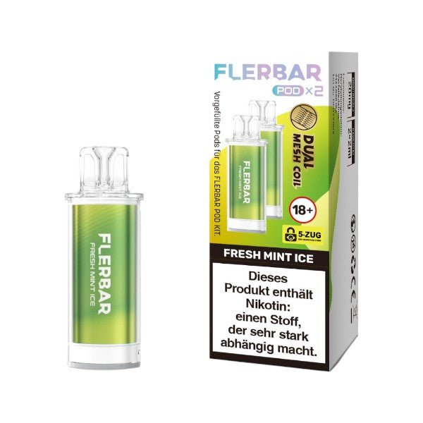 Flerbar - Prefilled Pod Fresh Mint Ice *NEU* - PodBox24