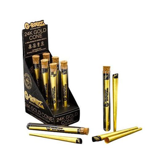 G - Rollz | Wraps & Blunts Golden Cone 24k GOLD (6x) - PodBox24