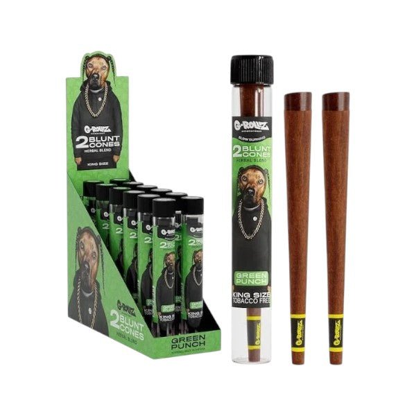 G - Rollz | Wraps & Blunts The Dog Green Punch (12x) - PodBox24