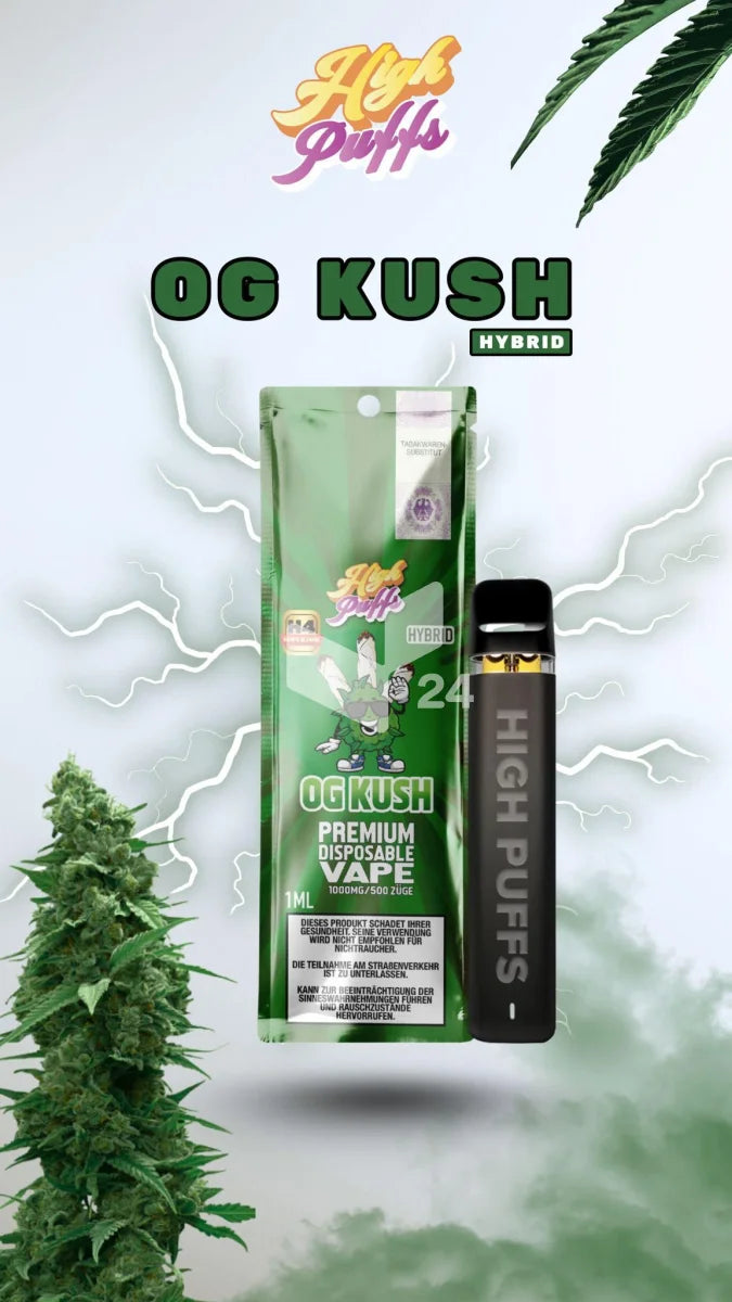 High Puffs H4 Superior Vape OG Kush 1ml
