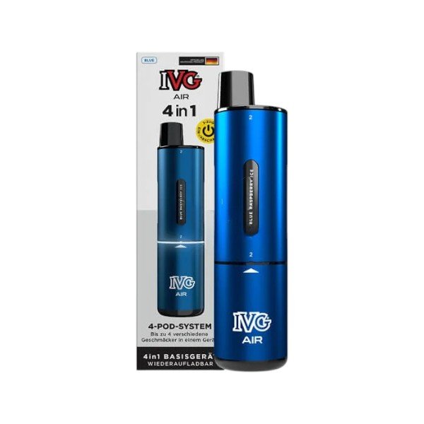 IVG Air - 4in1 - Akkuträger Blue - PodBox24