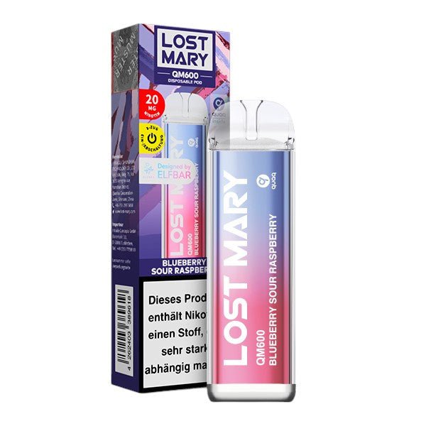 Lost Mary QM600 CP Blueberry Sour Raspberry - PodBox24