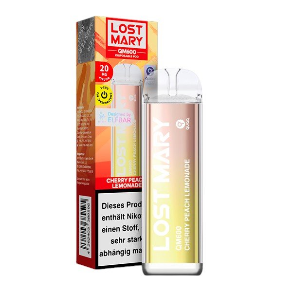 Lost Mary QM600 CP Cherry Peach Lemonade - PodBox24