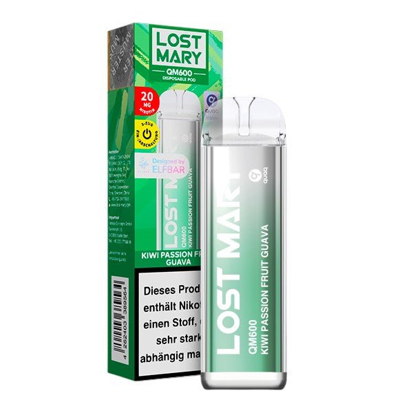 Lost Mary QM600 CP Kiwi Passion Fruit Guava - PodBox24