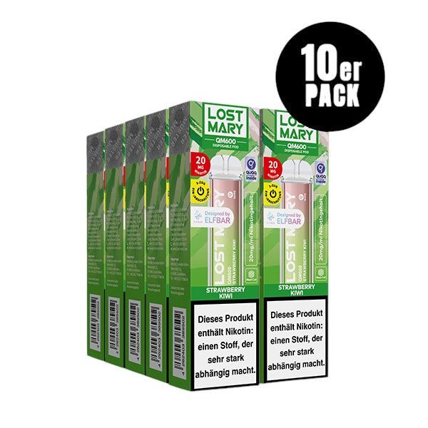 Lost Mary QM600 CP Strawberry Kiwi - PodBox24
