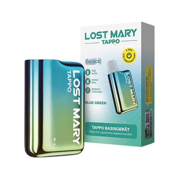 Lost Mary TAPPO - Akkuträger Blue Green - PodBox24