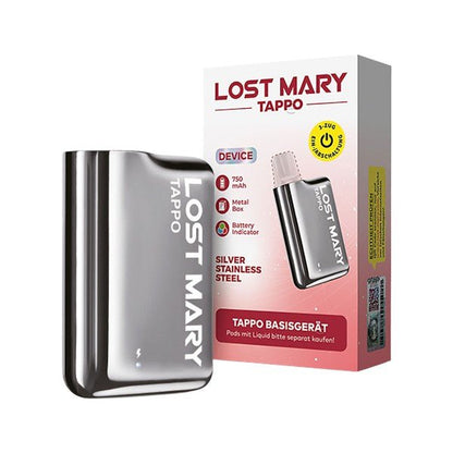 Lost Mary TAPPO - Akkuträger Silver Stainless Steel - PodBox24