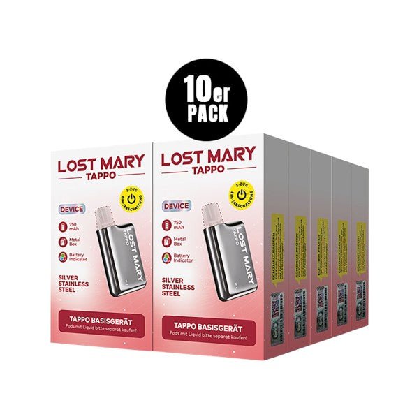 Lost Mary TAPPO - Akkuträger Silver Stainless Steel - PodBox24