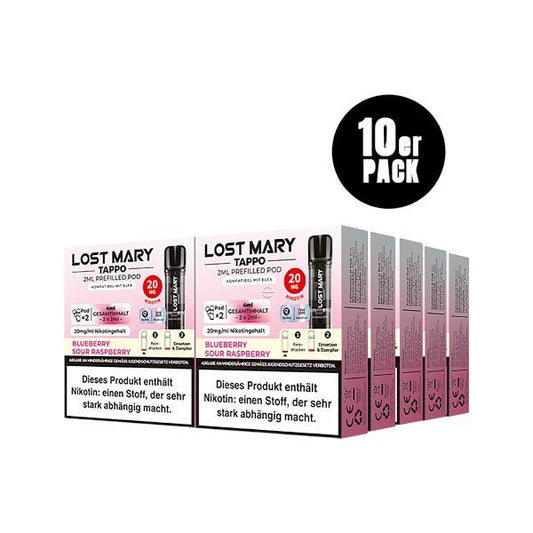 Lost Mary - TAPPO Blueberry Sour Raspberry - PodBox24