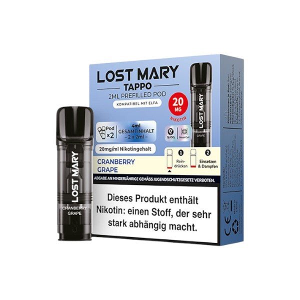 Lost Mary - TAPPO Cranberry Grape - PodBox24