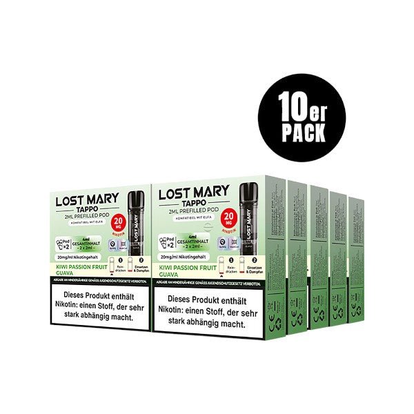Lost Mary - TAPPO Kiwi Passion Fruit Guava - PodBox24