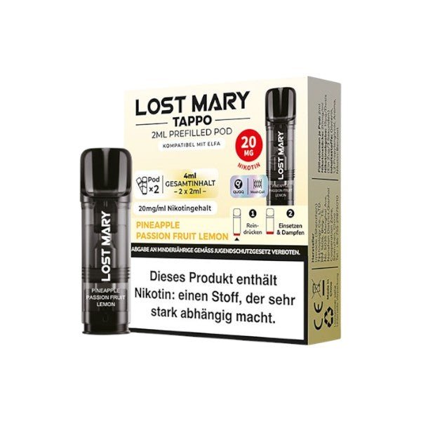 Lost Mary - TAPPO Pineapple Passion Fruit Lemon - PodBox24