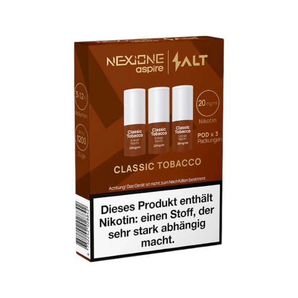 Salt NEXIONE - Pod Classic Tobacco - PodBox24