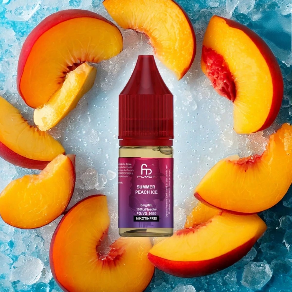 RandM - Liquid ohne Nikotin Summer Peach Ice - 0mg - PodBox24