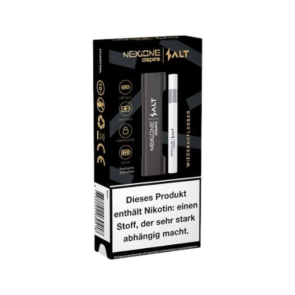 Salt NEXIONE - Starter Kit Black(Charcoal) - PodBox24