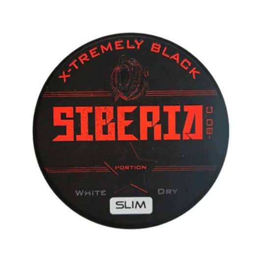 Siberia - 80°C Black Slim – X - tremly Strong White Dry - PodBox24
