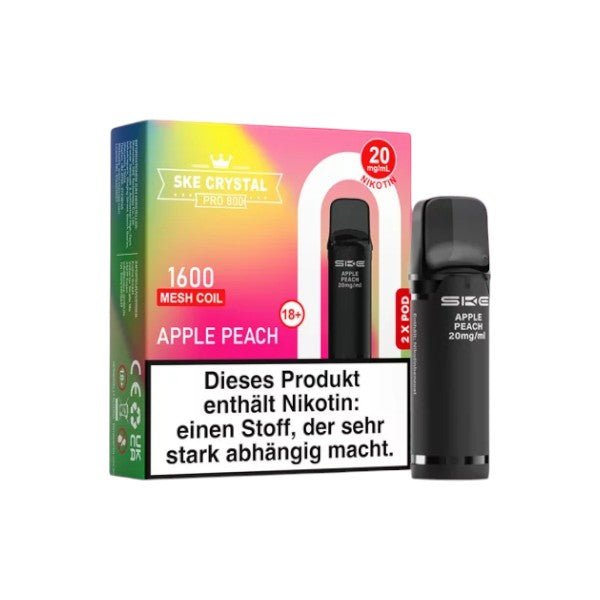 SKE - Crystal 800 Pro Apple Peach - PodBox24