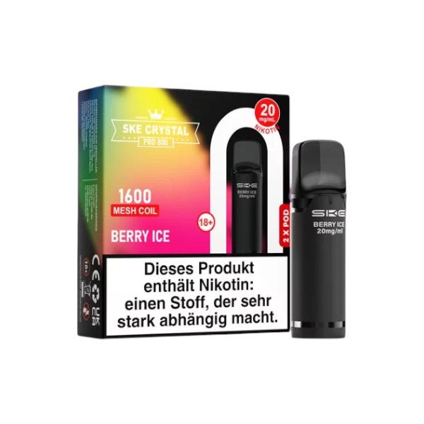 SKE - Crystal 800 Pro Berry Ice - PodBox24