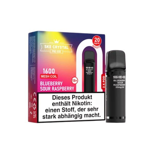 SKE - Crystal 800 Pro Blueberry Sour Raspberry - PodBox24