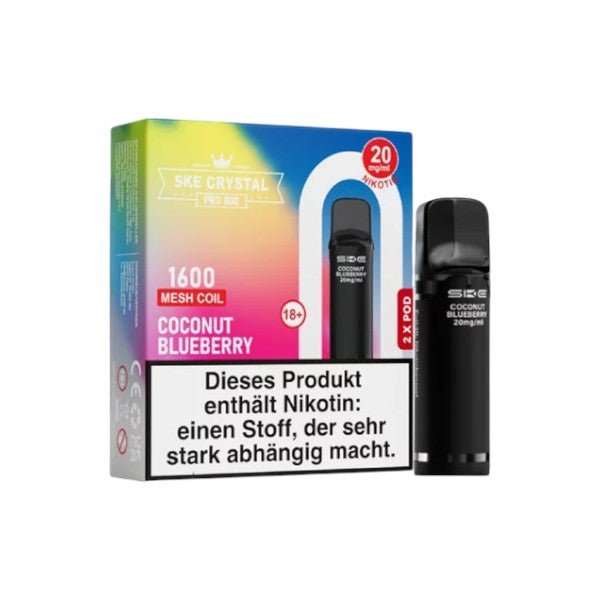SKE - Crystal 800 Pro Coconut Blueberry - PodBox24