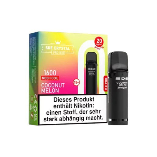 SKE - Crystal 800 Pro Coconut Melon - PodBox24