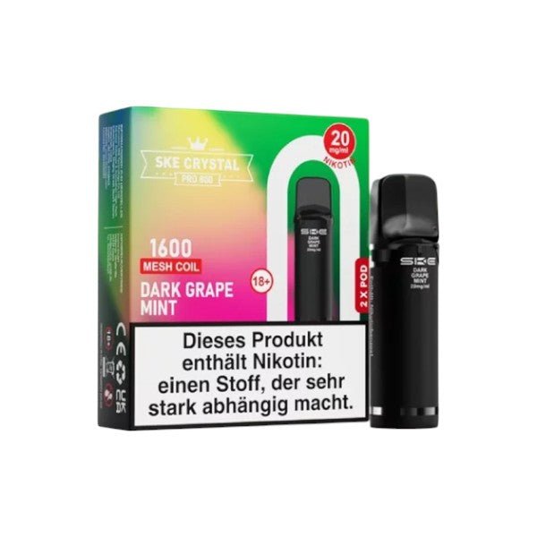 SKE - Crystal 800 Pro Dark Grape Mint - PodBox24