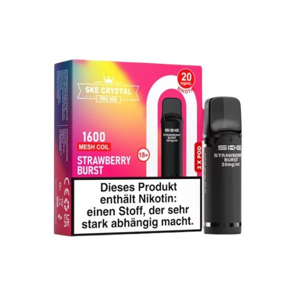 SKE - Crystal 800 Pro Strawberry Burst - PodBox24