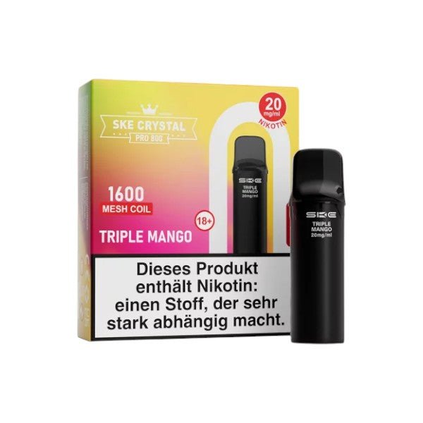 SKE - Crystal 800 Pro Triple Mango NEU - PodBox24