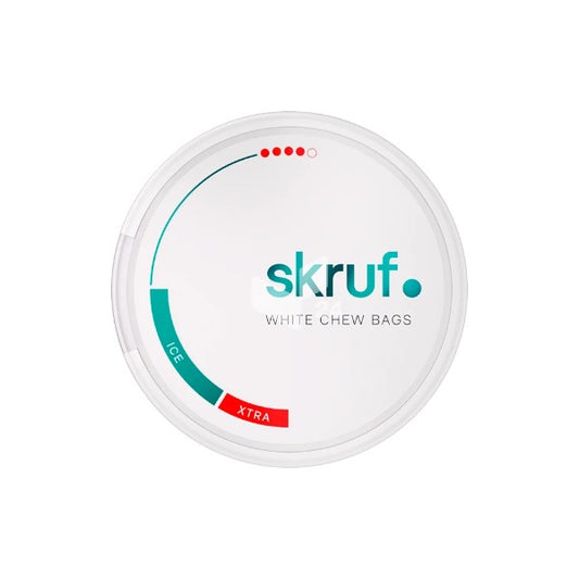 Skruf – Ice White Chew Bags – #4