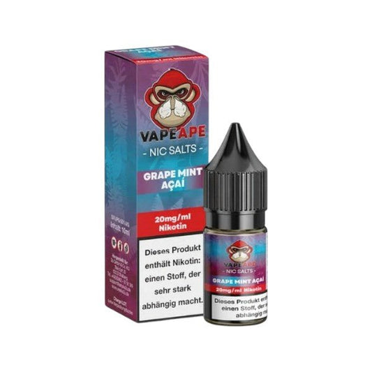 VapeApe - Liquid Grape Mint Acai 20mg - PodBox24
